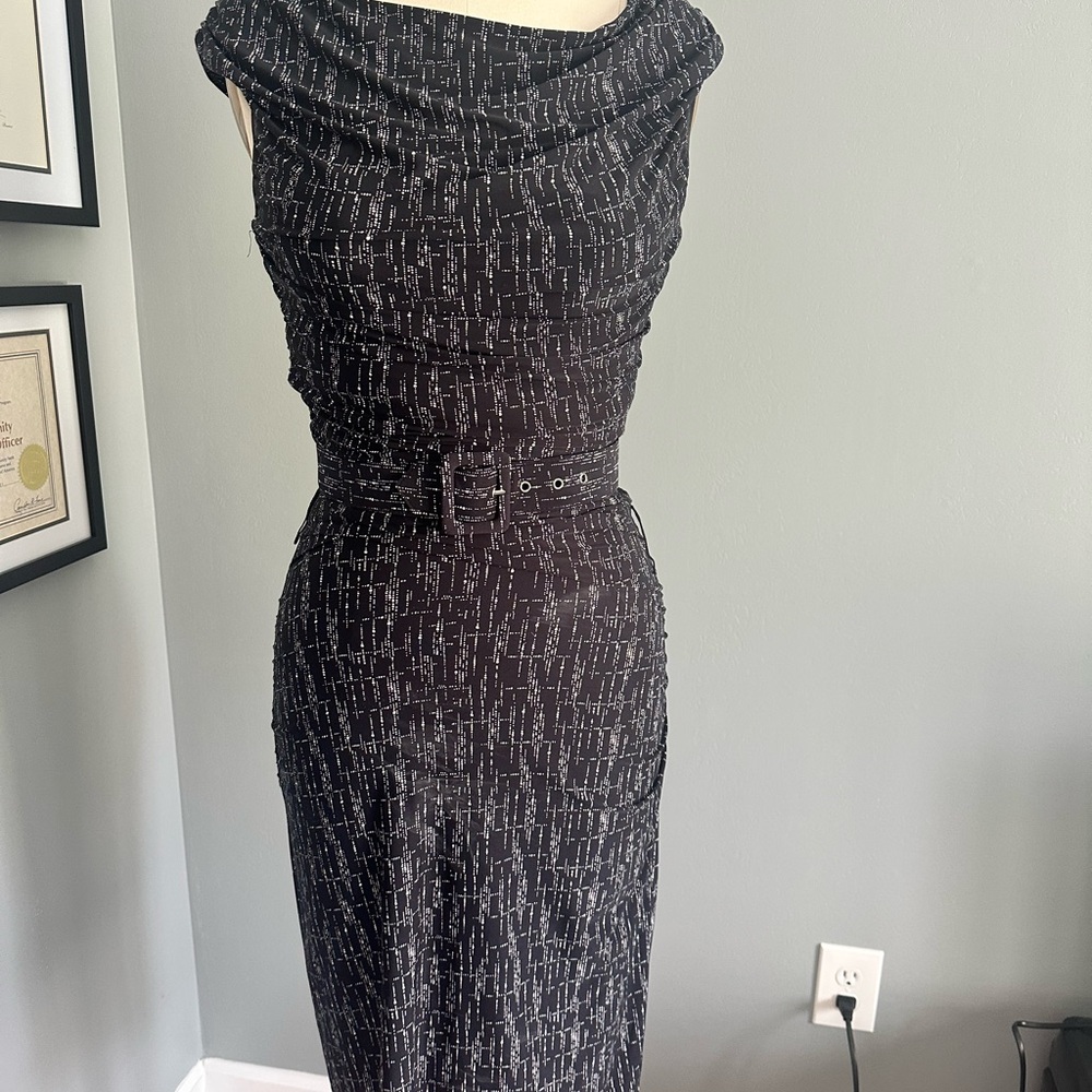 The Limited Black Patterned Dress